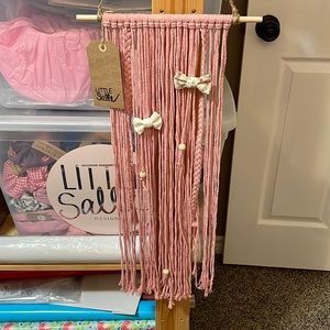 Bow Hanger for Girl’s Room/ Baby nursery Bow organizer and decor